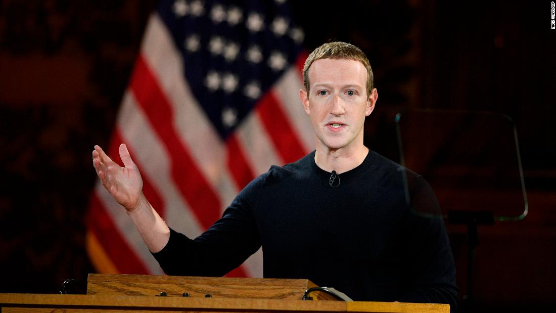 Mark Zuckerberg gives speech depicting Facebook as at the center of struggle for free expression