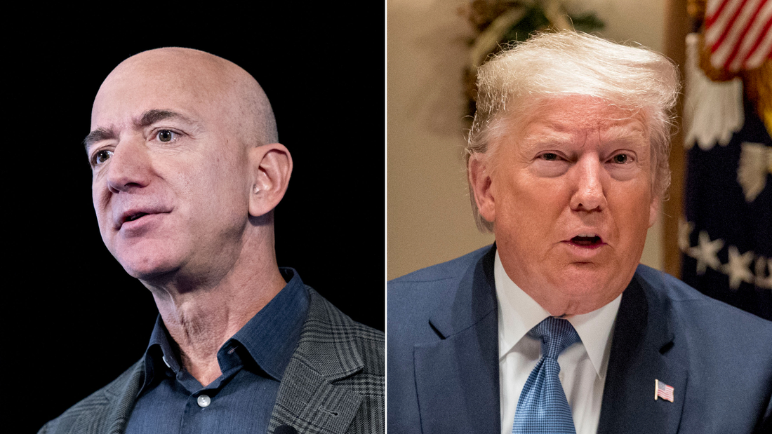 Amazon claims Trump interfered with Pentagon contract in order to hurt Jeff Bezos