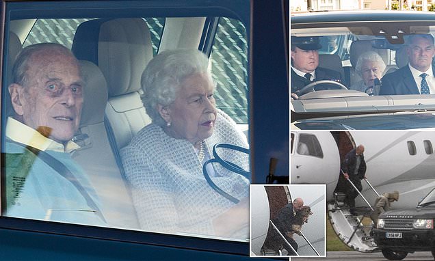 The Queen and Prince Philip are expected to fly to Balmoral today