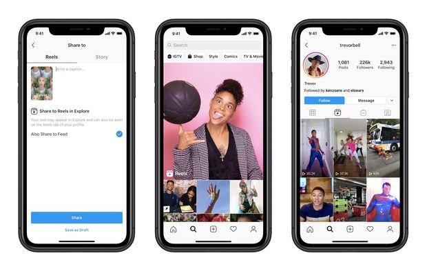 Facebook challenges TikTok with 'Reels' – a new Instagram feature