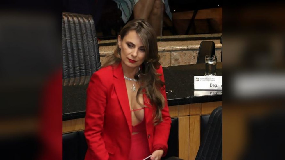 ‘I’ve always had big breasts’: Lawmaker’s plunging neckline stirs Brazilian parliament