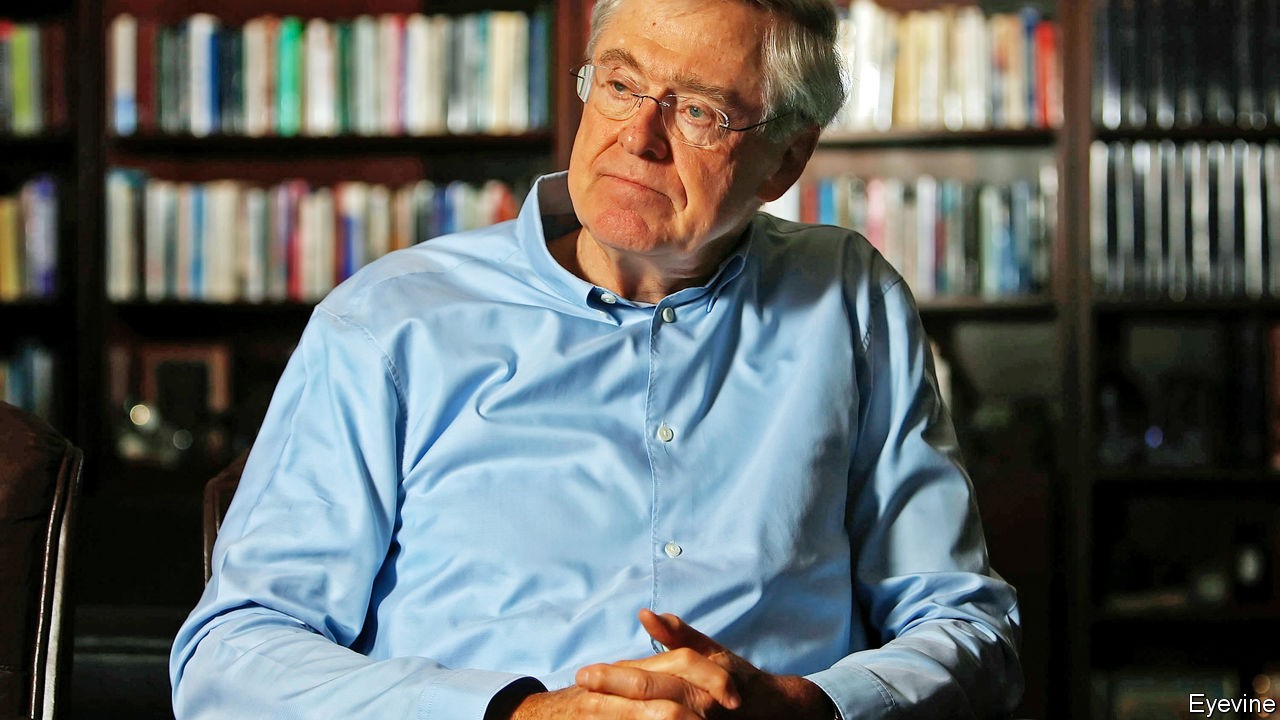 Charles Koch offers partial regrets for his partisan ways