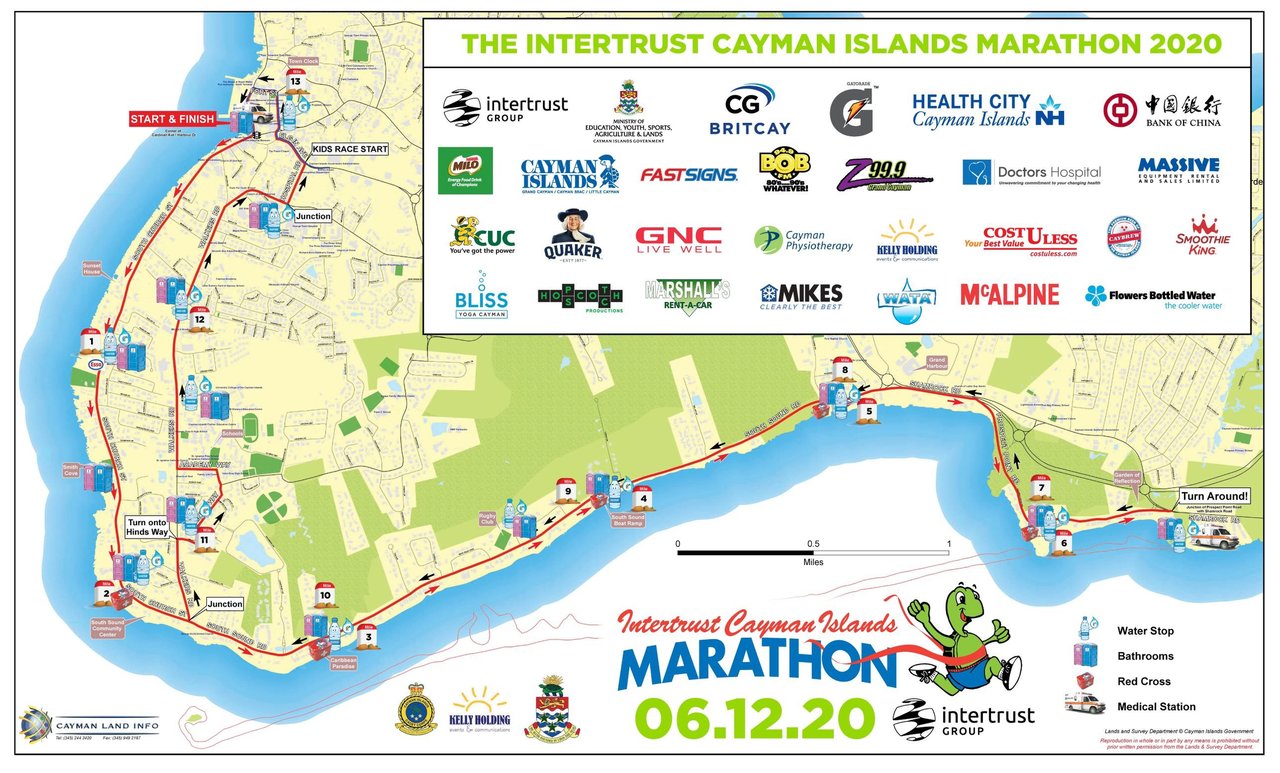 Road Closures for Experience Cayman LIVE & Intertrust Cayman Islands Marathon, 5-6 December