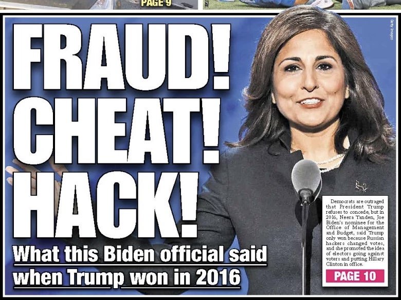 Biden OMB pick Neera Tanden spread conspiracy theory about Trump’s 2016 win