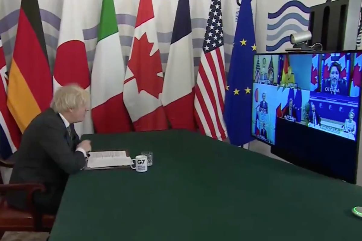 ‘Can you hear us Angela?’ PM asks German Chancellor to mute on G7 call