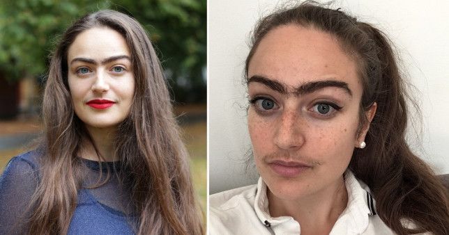 Woman won't shave moustache or unibrow because they help her weed out bad dates