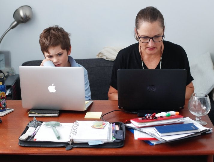 The inconvenient truth is that working from home can make parents better employees