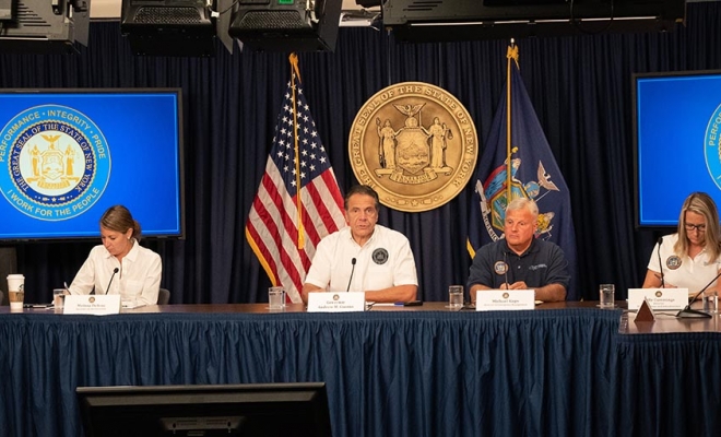 New York Governor Cuomo Declares State of Emergency in Advance of Hurricane Henri as Storm Shifts Toward a Direct Hit on Central Long Island