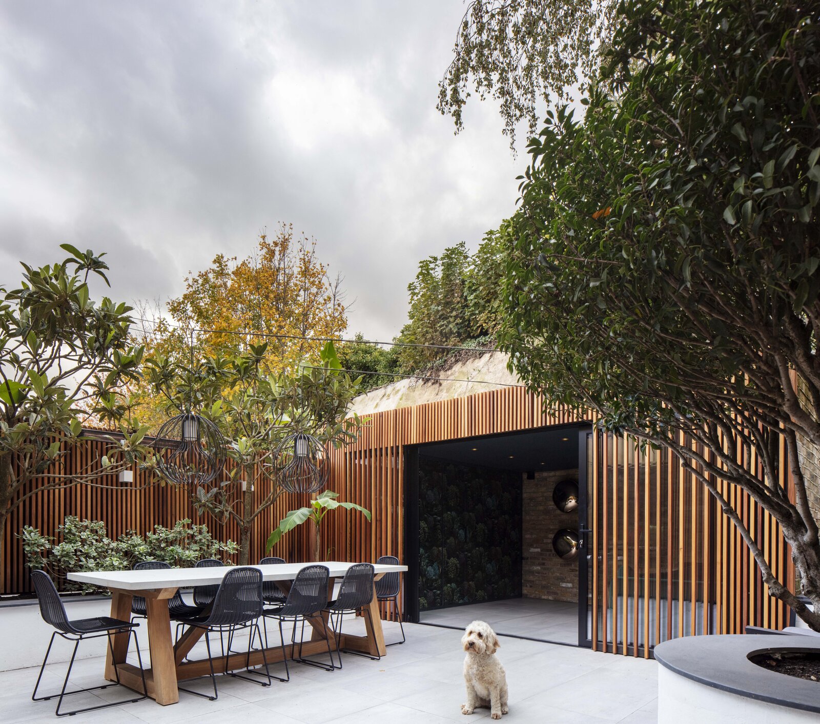 Timber Slatting Steals the Show at This Renovated Terrace House in London