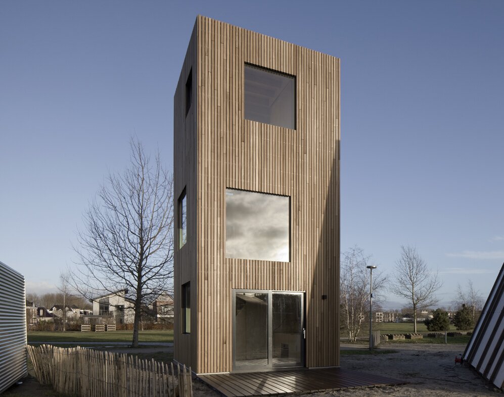 This Tall and Slender Micro Home Takes Up Less Land Than Two Cars