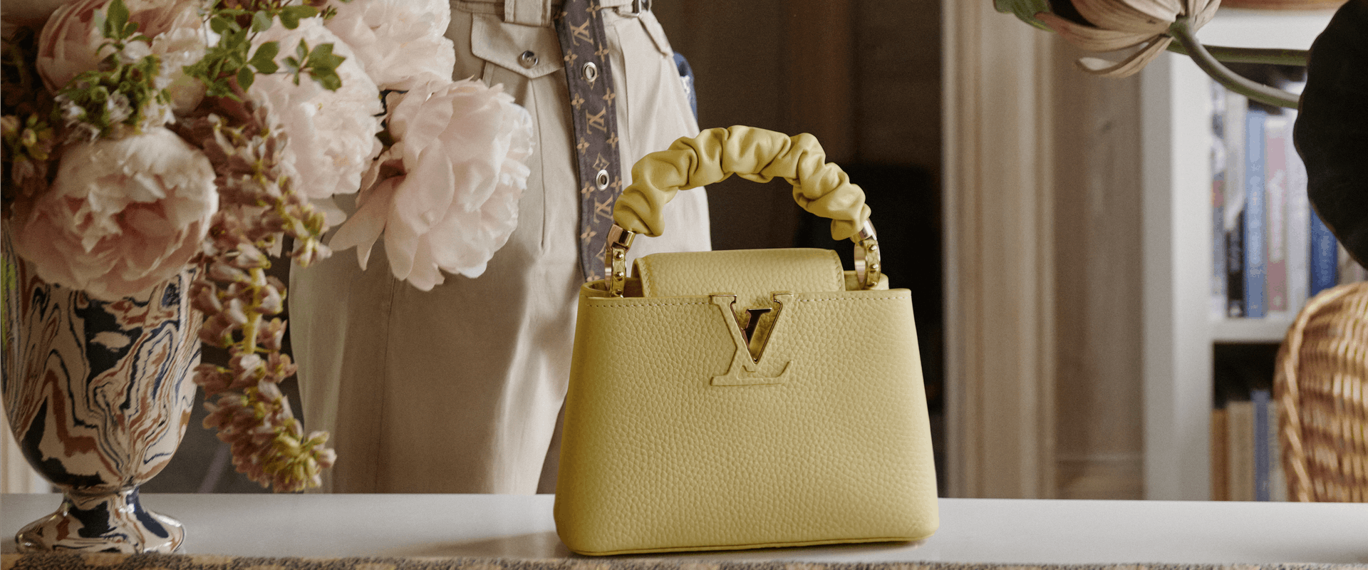 Experience Luxury Cottagecore with Louis Vuitton's Capucines Bag