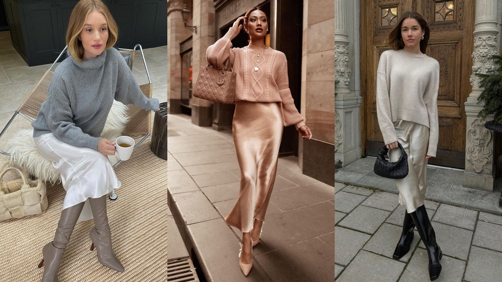 How to Style the Sweater and Skirt Combination for Fall