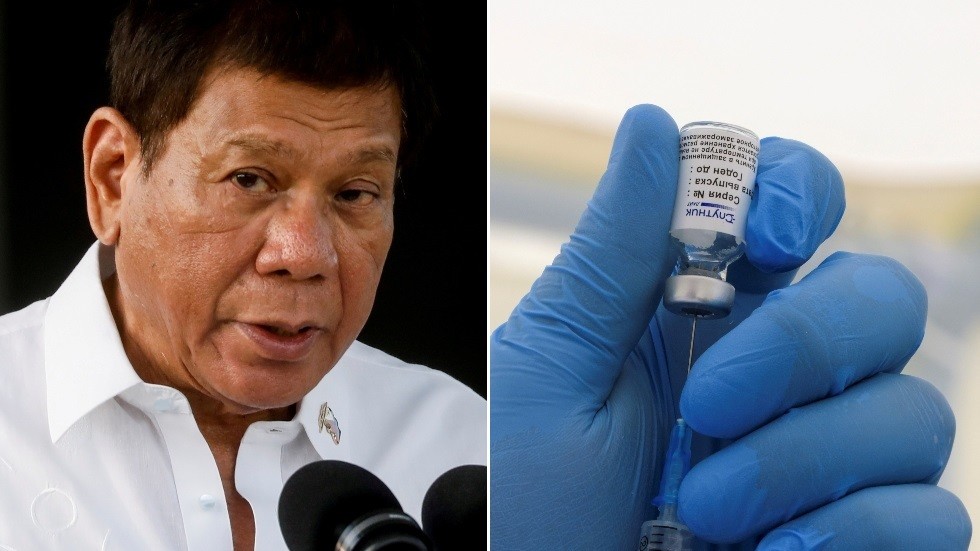 ‘Jab ‘em in their sleep’: Philippines’ Duterte proposes new way of tackling vaccine hesitancy