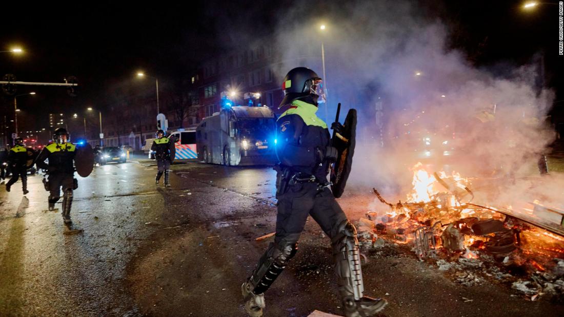 Violent clashes erupt during anti-lockdown demonstrations in Europe
