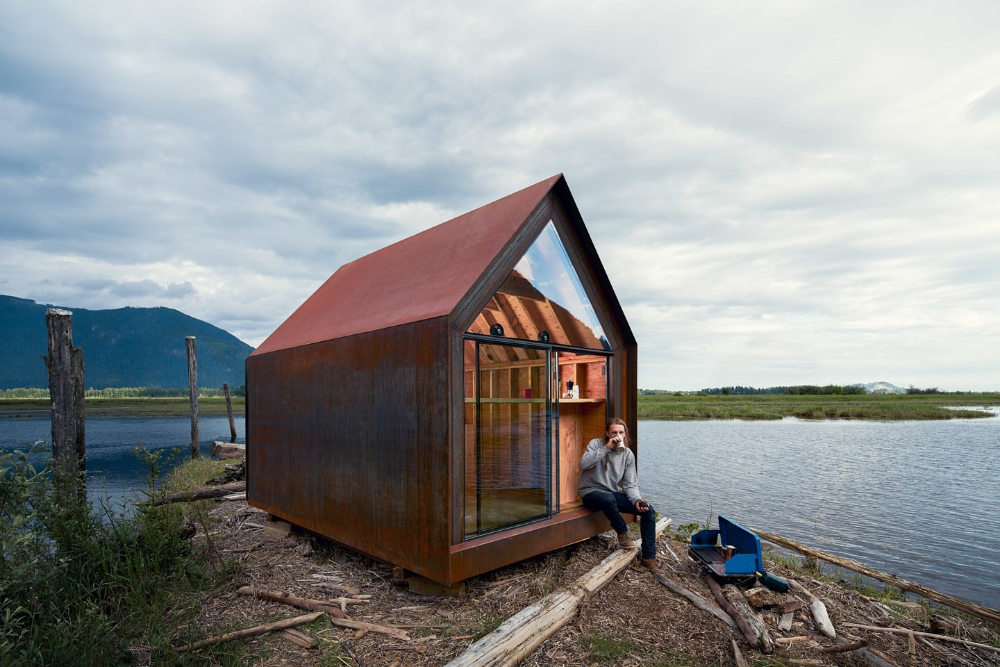 The Site Shack Is a Tiny Prefab Cabin That Sets Up Anywhere in a Snap