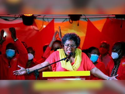 Barbados' Mottley hails landslide victory for ruling party