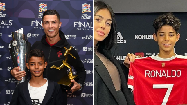 Cristiano Ronaldo Jr unveiled as a Man Utd player and handed iconic shirt number