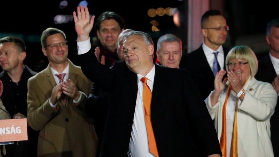 Hungary election: Nationalist PM Viktor Orban claims victory