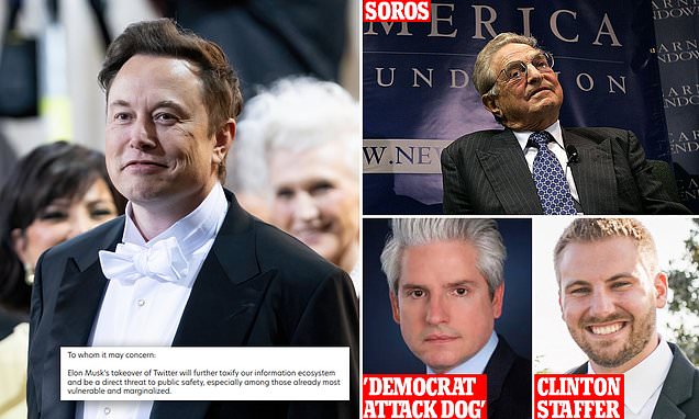 Soros, Clinton and Obama staffers and Europe govs in anti-Musk letter