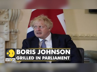 Boris Johnson grilled in Parliament after 48-page Sue Gray report with images published