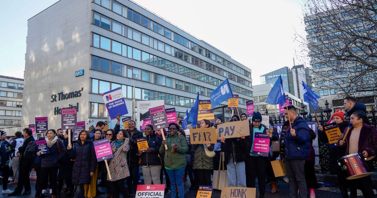 Britain’s historic nurses’ strikes reveal health system pushed to the brink