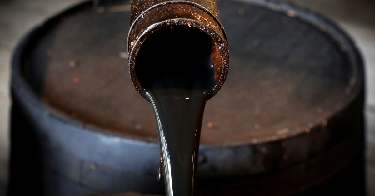 Oil gives up the year's gains, closing at 2022 low