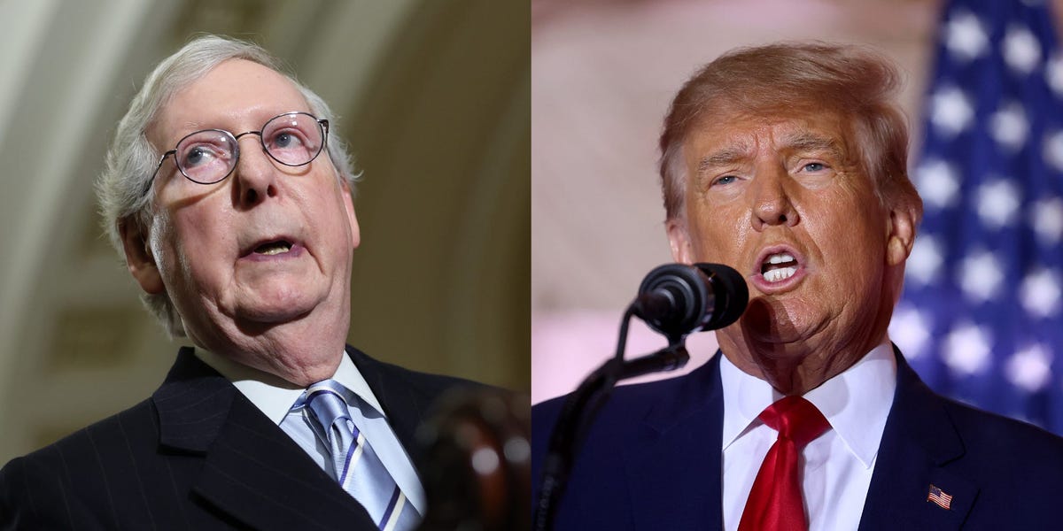 Mitch McConnell says Trump's 2022 endorsements limited the GOP's 'ability to control a primary outcome' which led to 'candidate quality' issues