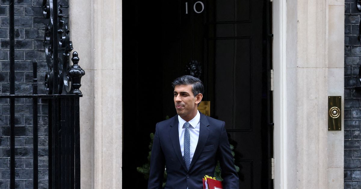 UK's Sunak to halve support that helps businesses pay fuel bills