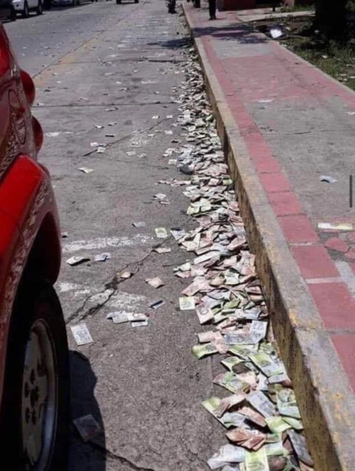 The value of banknotes in Venezuela ...