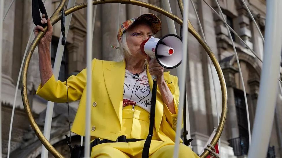 Vivienne Westwood: Julian Assange to ask for prison leave for funeral, says wife