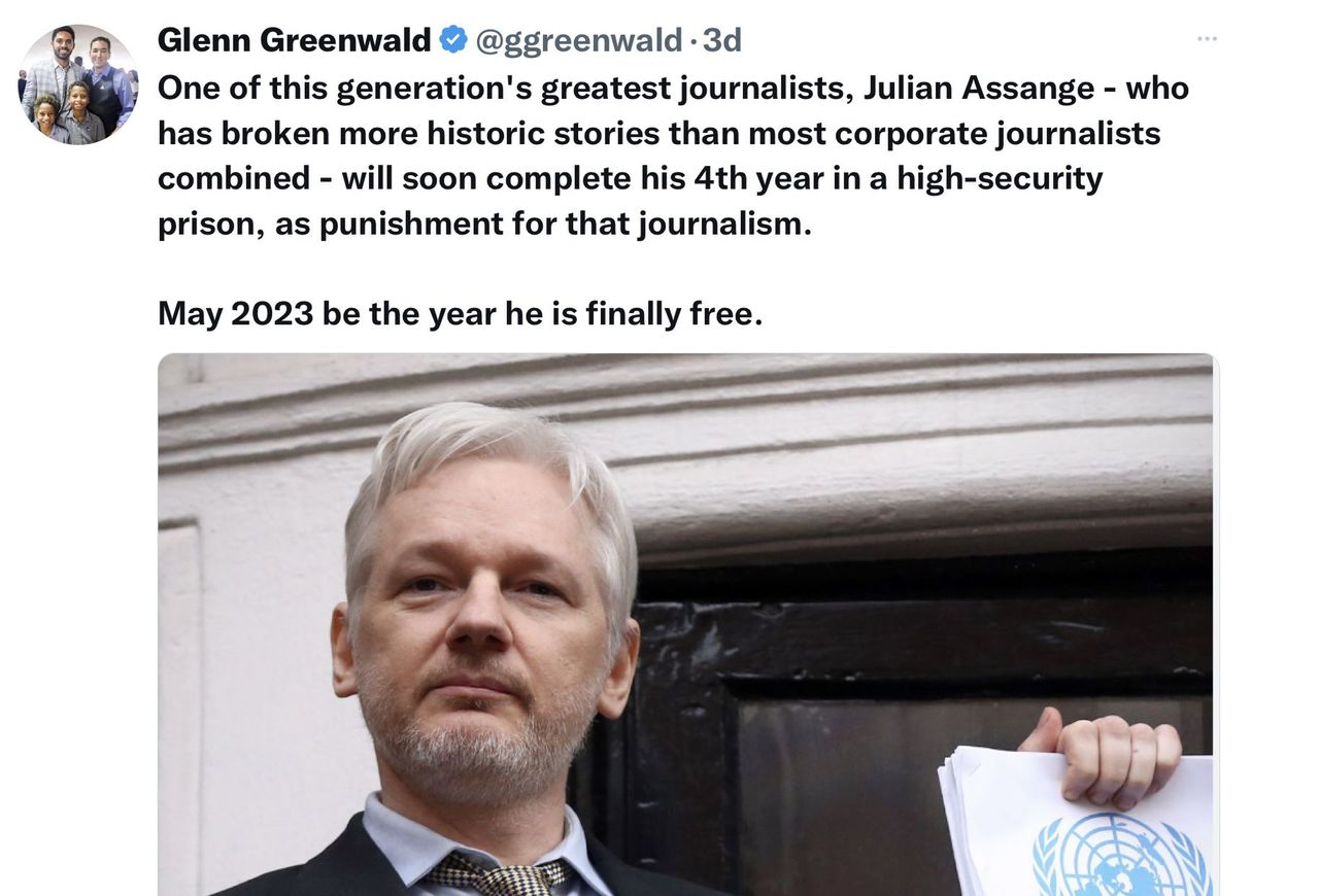 One of this generation's greatest journalists, Julian Assange