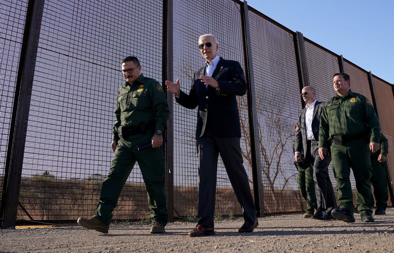 Biden Visits Southern Border While Facing Criticism From Both Parties