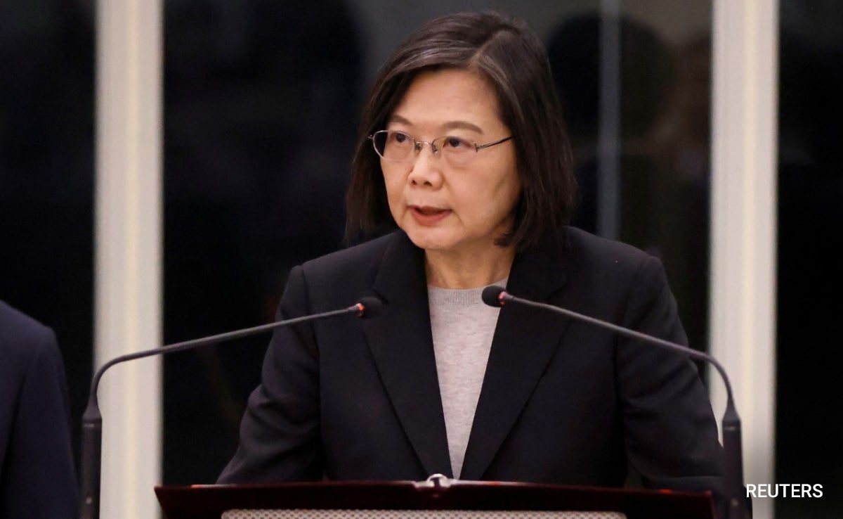 "Will Not Stop Exchanges With The World": Taiwan President After US Visit