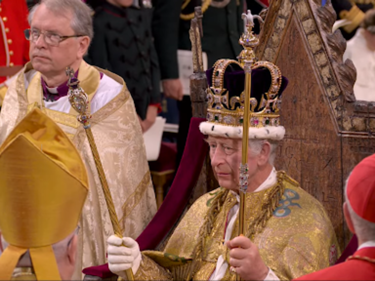 Charles III Crowned King Of United Kingdom at Westminster Abbey